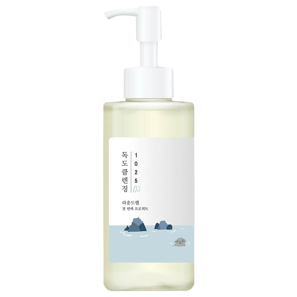 Лёгкое гидрофильное масло с морской водой Round Lab 1025 Dokdo Cleansing Oil, 200 мл